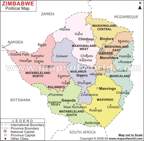 Bulawayo map